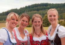 Make-up für die Weisn zum Oktoberfest