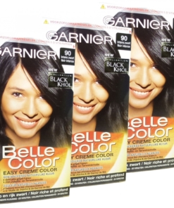 Garnier Belle Color Easy Creme Color 90 Intensiv Schwarz Haar Farbe MULTIPACK 3x