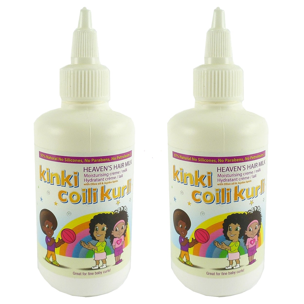 Root2Tip Kinki Coili Kurli Heaven‘s Hair Milk Kinder Haar Pflege 2x120ml