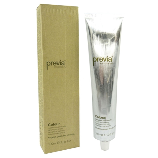 Previa Professional Colour Organic Green Tea Extracts permanent Haar Farbe 100ml - K6 Ruby / Rubin