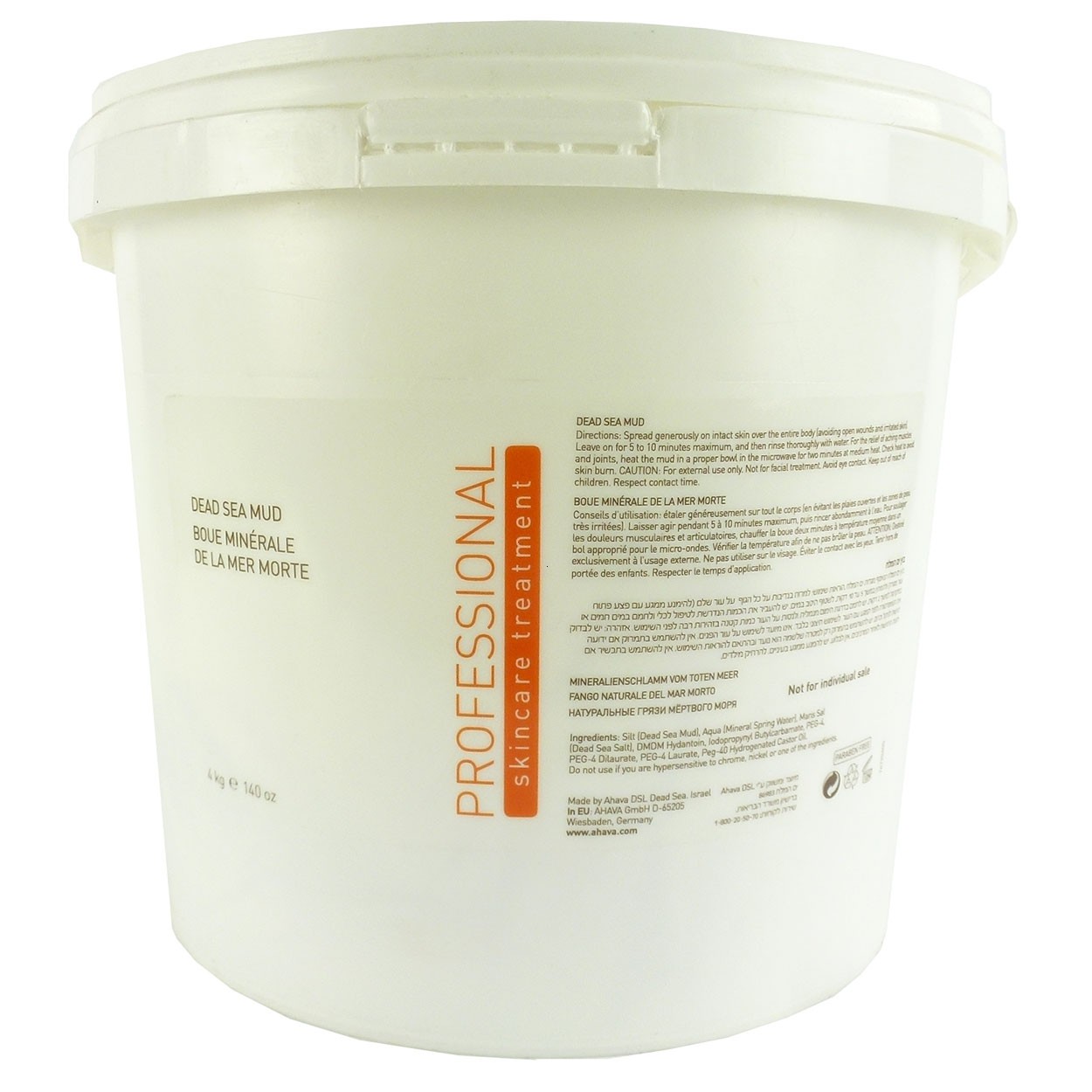 AHAVA Professional Skincare Dead Sea Mud Körper Haut Pflege Schlamm 4000g