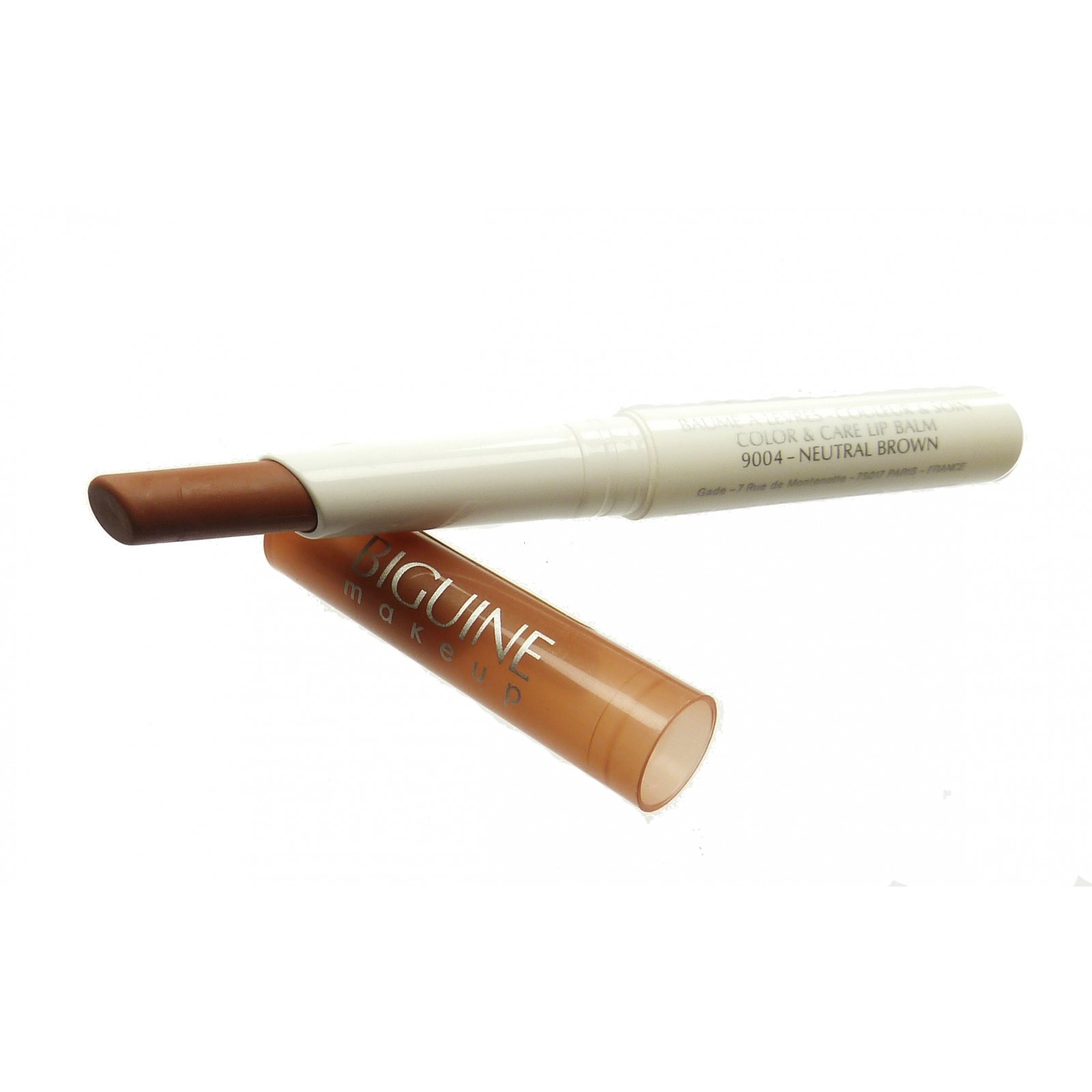 BIGUINE PARIS BAUME A LEVRES Lippen Balsam Pflege Glanz Make up 2.5g - 9004 Neutral Brown