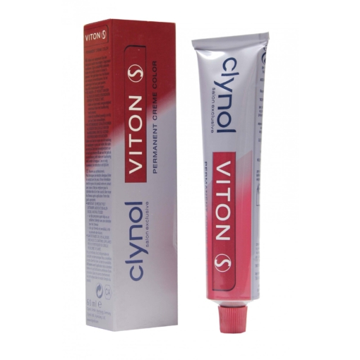 Clynol Viton S Permanent Creme Color 60ml Haar Farbe in verschiedene Nuancen - 01.0 Black