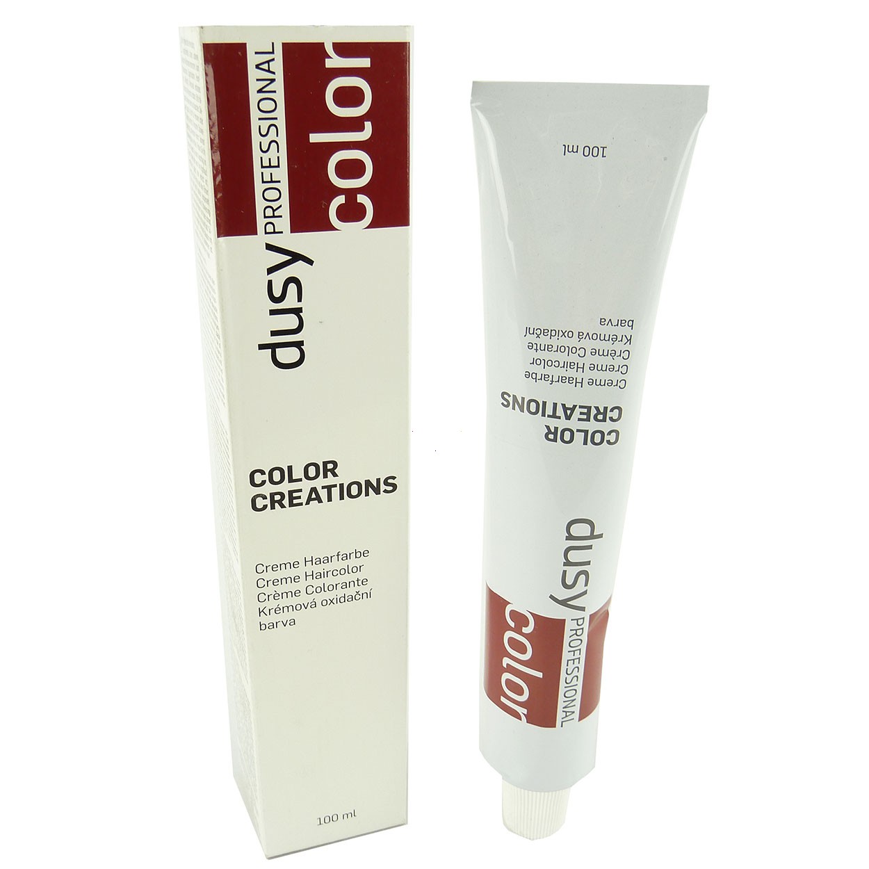 Dusy Professional Color Creations Permanente Haar Farbe Coloration 100ml - 04.4 Medium Copper Brown / Mittel Kupferbraun
