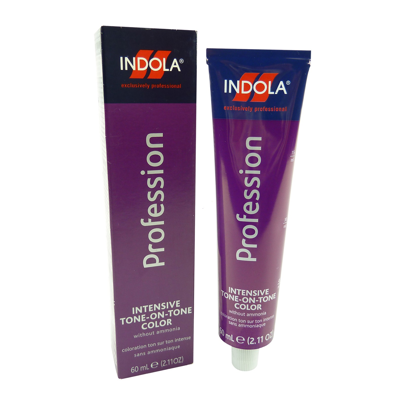 Indola Intensiv Ton-in-Ton Haar Tönung ohne Ammoniak - Versch. Nuancen 60ml  - #4.66 Medium Brown Intense Red/Mittel Braun Intensiv Rot