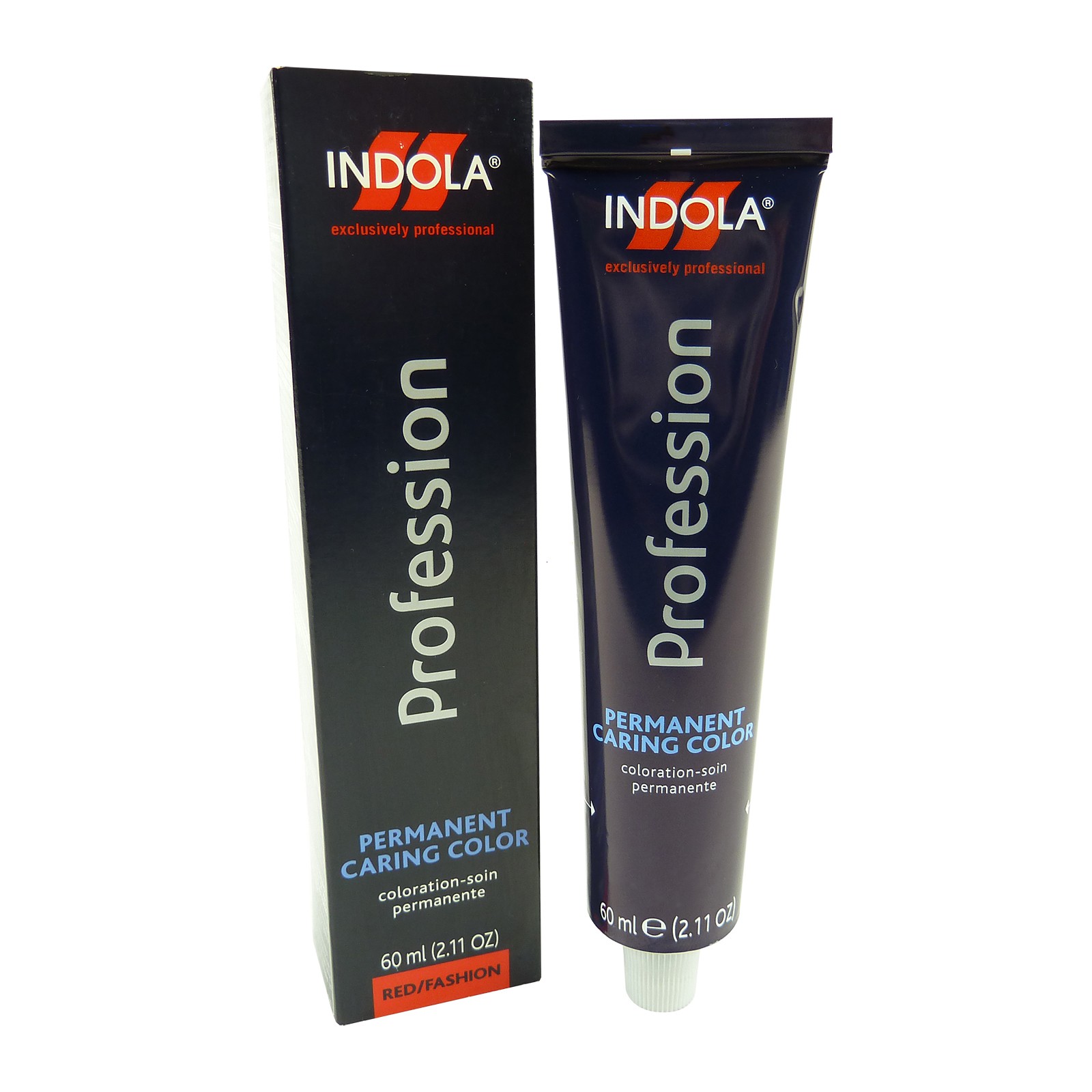 Indola Profession red/fashion Permanent Haar Farbe Coloration 60ml Farbauswahl - 01.7 Black Violet / Schwarz Violett