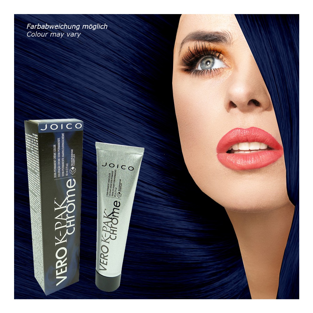 Joico Vero K-PAK Chrome Demi Permanent N1 Black Amethyst Haar Farbe - 2x60ml