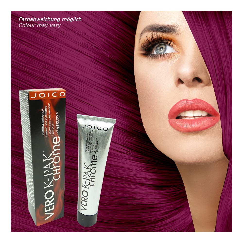 Joico Vero K-PAK Chrome Demi Permanent RM5 Burmese Ruby Haar Farbe - 2x60ml