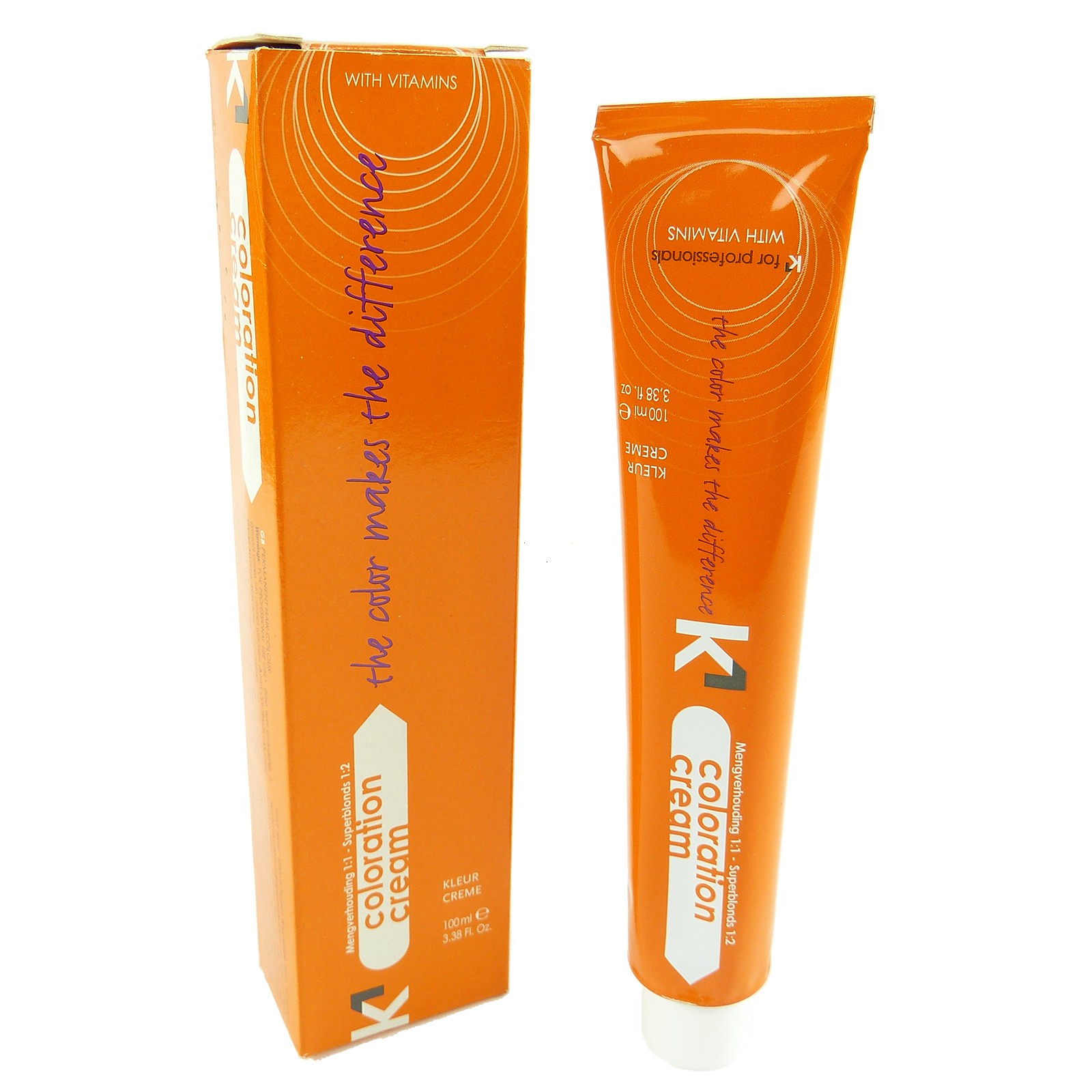 K1 Coloration Cream 100ml Haar Farbe Permanent Creme Multipack 3x100ml - 04/4 Copper Brown