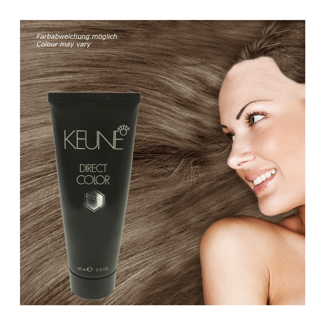 Keune Direct Color 60ml Semi Permanente Haar Farbe Creme in versch. Nuancen -  7.3 medium golden blonde - mittel gold blond