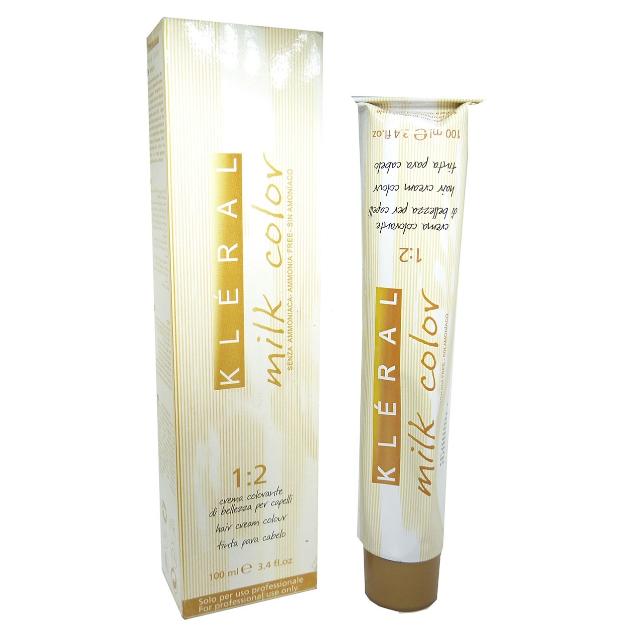 Kleral Milk Color  Haarfarbe Coloration Creme ohne Ammoniak 100ml - 07.9 Awny / Awny