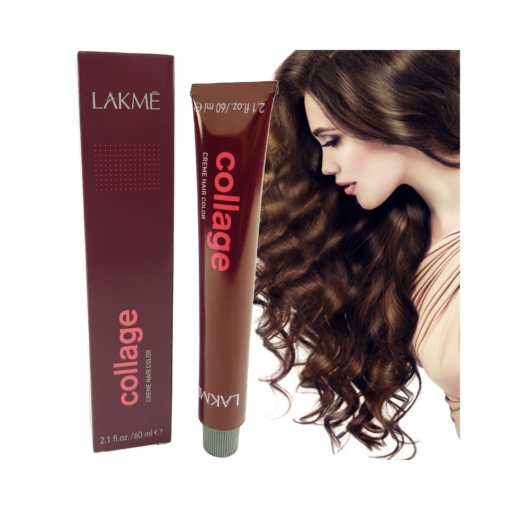 Lakme Collage Creme Hair Color 60ml Haar Farbe Coloration - Verschiedene Nuancen - 08/64 Copper Chestnut Light Blonde/Kupfer Kastanie Hell Blond