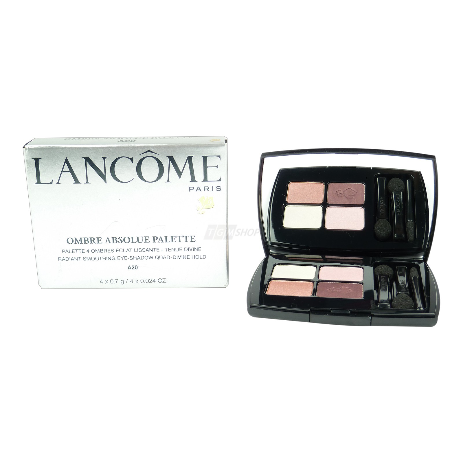 Lancome Ombre Absolue Palette  Lid Schatten - Augen Make up - Kosmetik - 4x0,7g - # A20 Rose Boudoir
