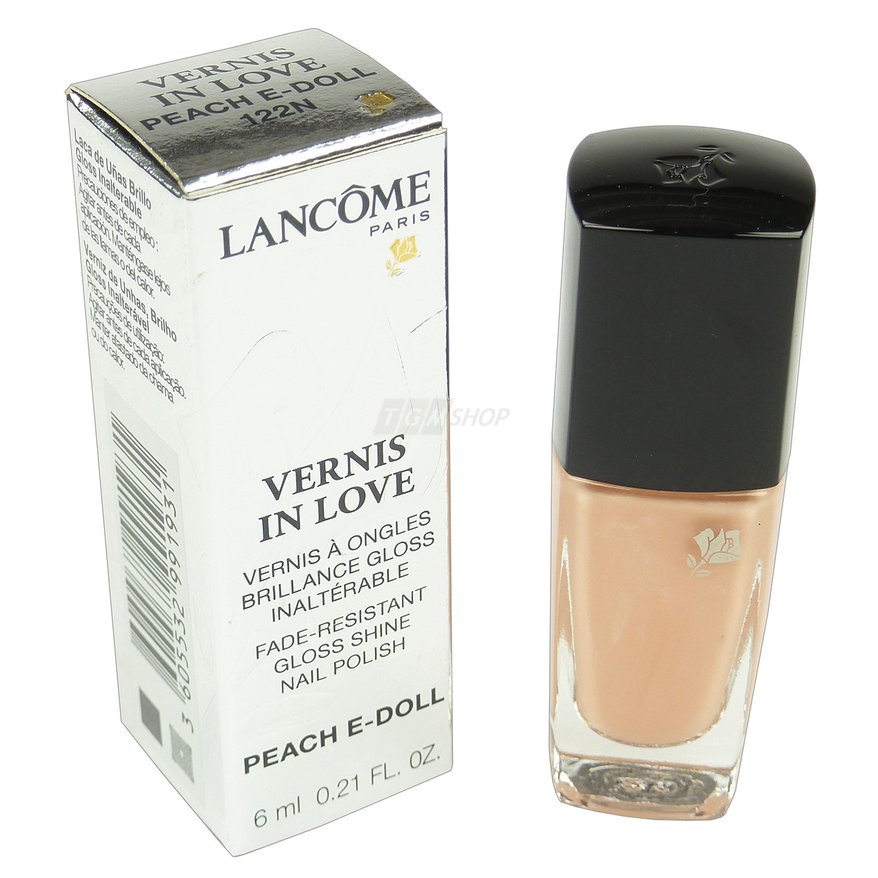 Lancome Vernis in Love Nagel Lack Farbe Maniküre - 6ml - # 122N Peach E-Doll