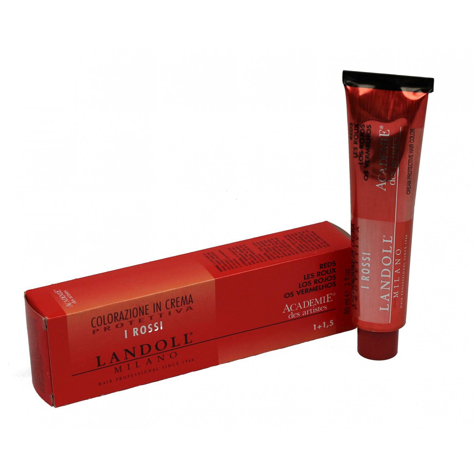 Landoll Schutzcreme Färbung THE REDS schützende Haarfarbe Creme-60ml - # R4