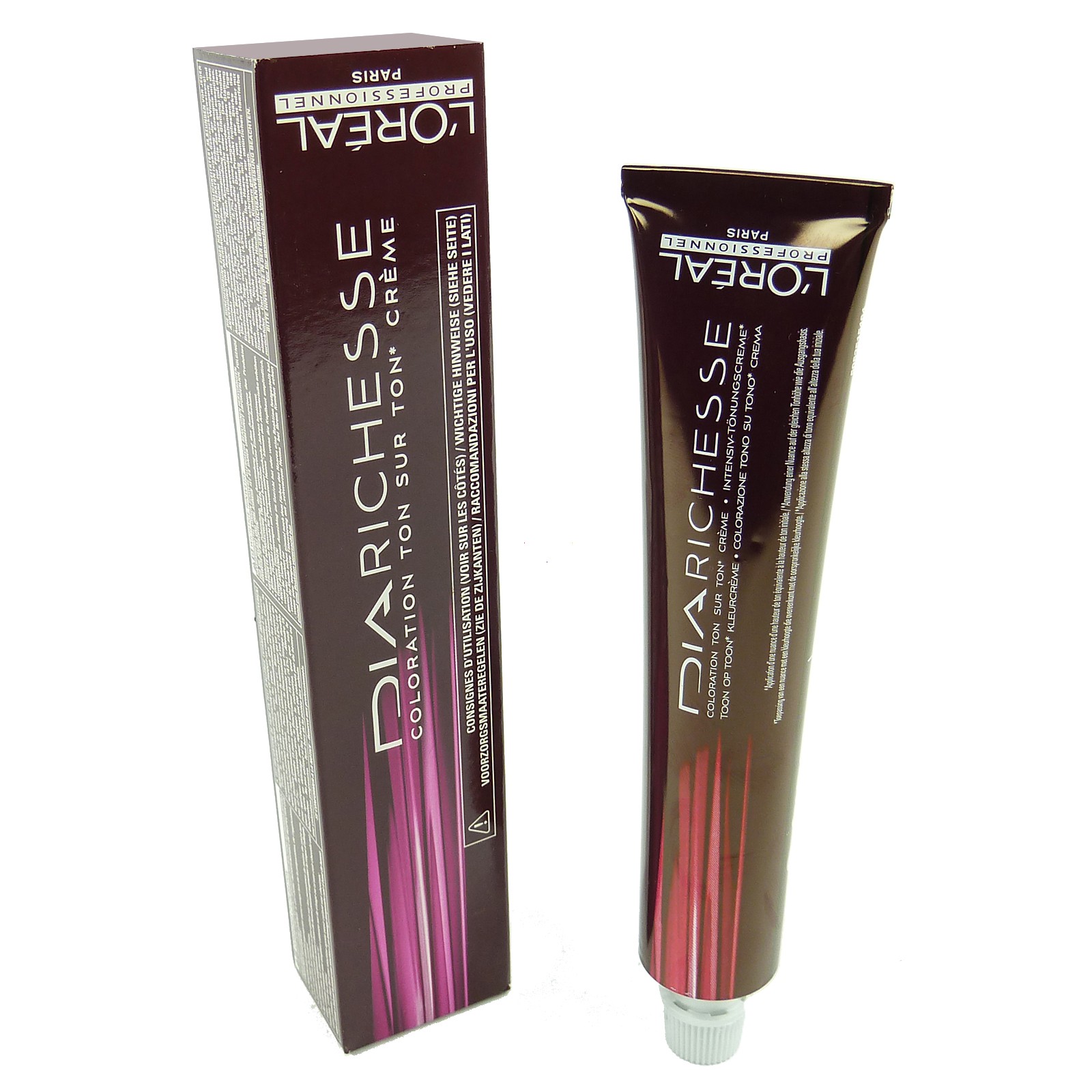 Loreal DiaRichesse Coloration Tone on Tone Creme Haar Farbe Tönung 50ml - 0.34 Amber Brown / Bernstein Braun