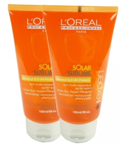 Loreal Solar Sublime Apres Sun Repair Haar Pflege Conditioner 2x150 ml