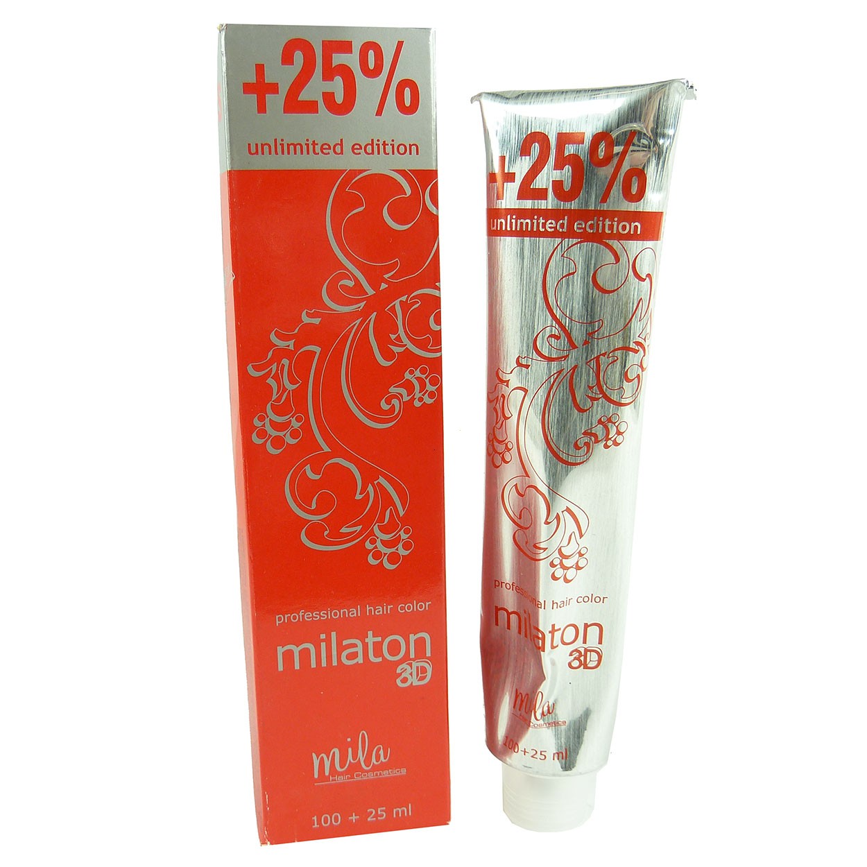 Mila Milaton 3D professional hair color crema permanente colorante 125ml  -  7.50 Scarlet Blonde / Scarlet Blond