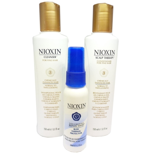 Nioxin System 3 Hair Shampoo 150 ml + Conditioner 150 ml + Protector 50 ml set