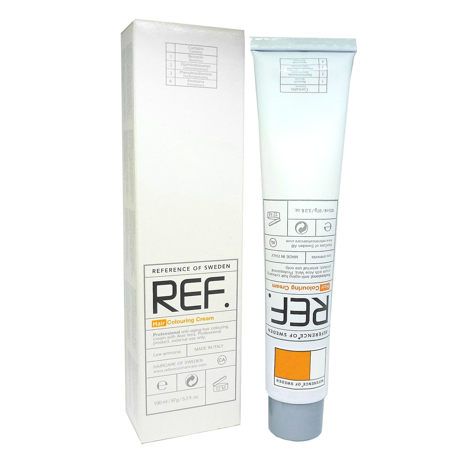 REF Reference of Sweden Permanente Haar Coloration Creme 100ml - 08.31 - Light Golden Ash Blonde