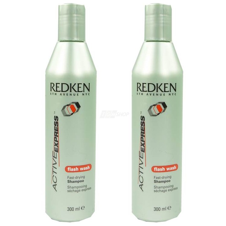 Redken 5th Avenue NYC Active express flash wash - Protein Shampoo Haar Pflege - 2 x 300 ml