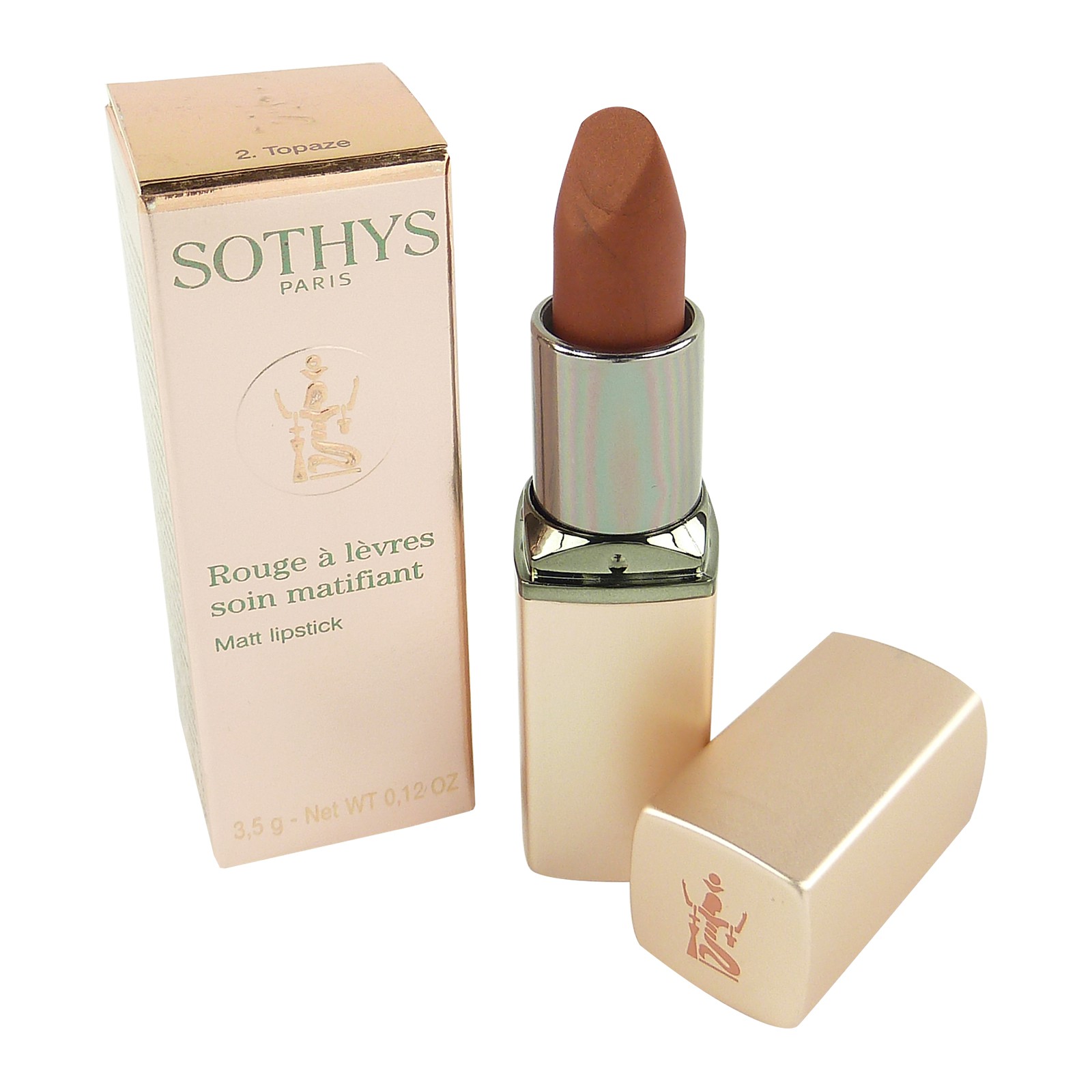 Sothys Matt Lipstick 2 Topaze Langhaftende mit mattierenden Effekt 3.5g