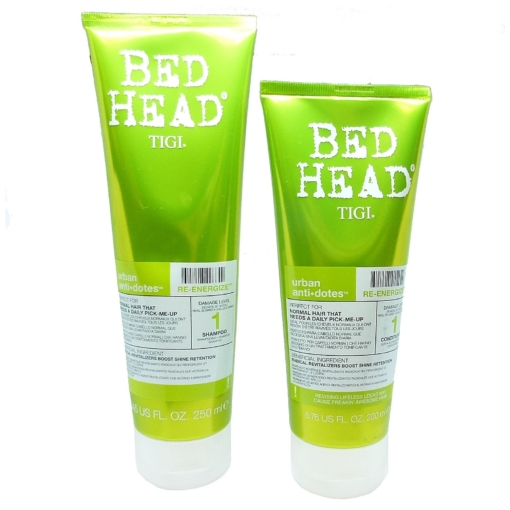TIGI Bed Head Urban Anti Dotes Re-Energize Shampoo + Conditioner Haar Pflege Set