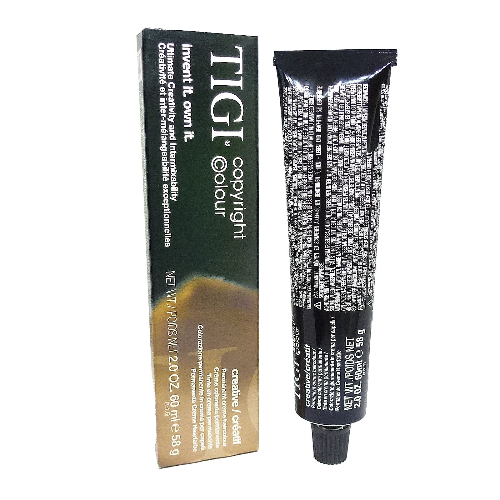 TIGI Copyright Colour Creative Permanent Creme Haircolour - Haar Farbe - 60ml - 05/6 light brown red / hellbraun rot