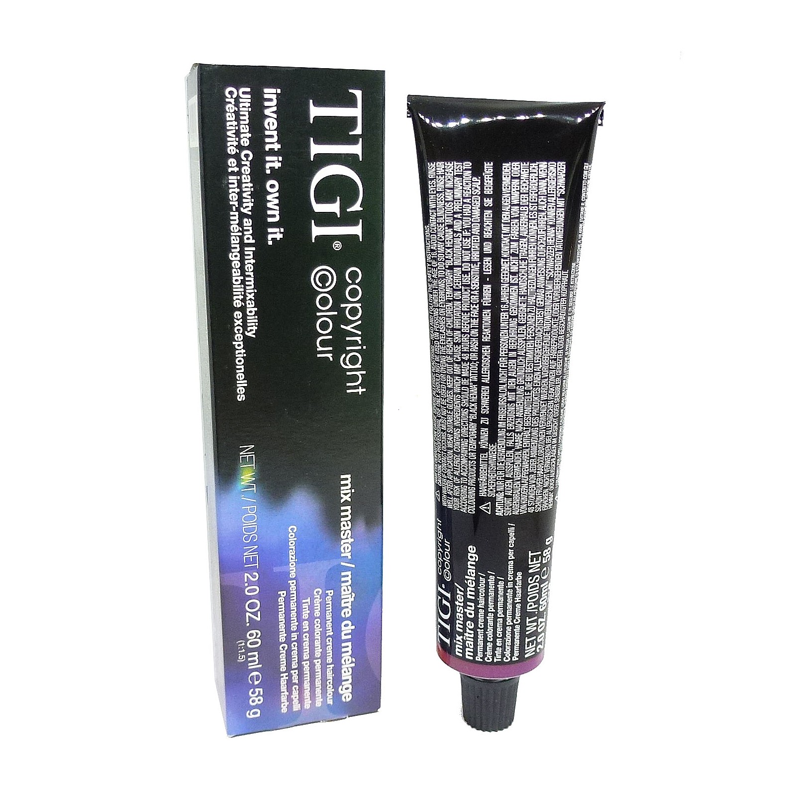 TIGI Copyright Colour Mix Master Permanent Creme Haircolour - Haar Farbe - 60ml - /33 intense gold / gold
