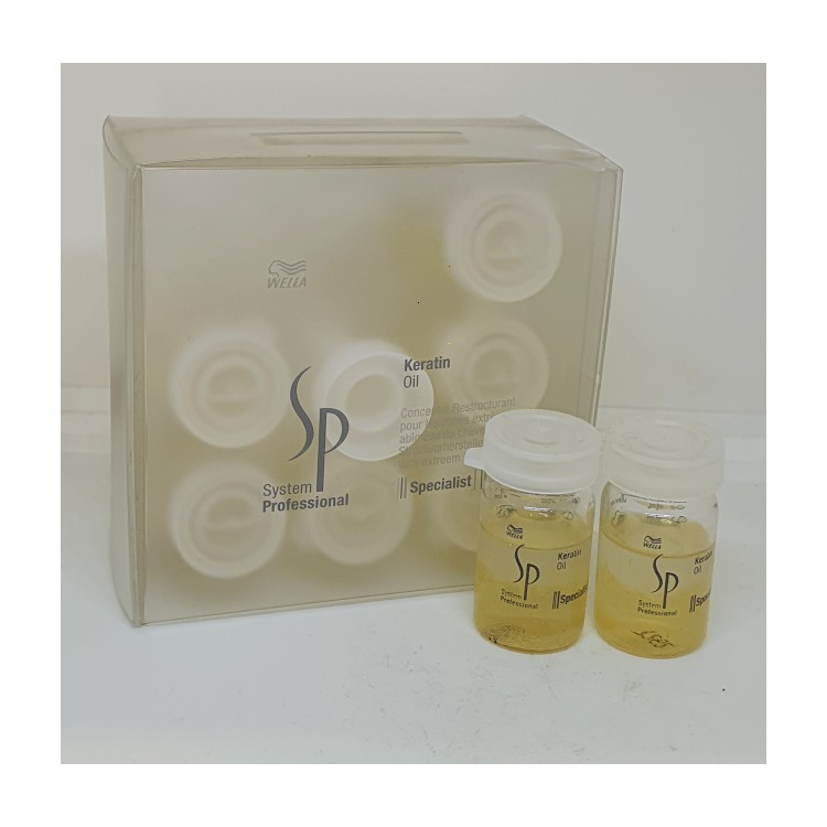 Wella System Professional Special Keratin Öl Haarserum Strukturherstellend 8x6ml