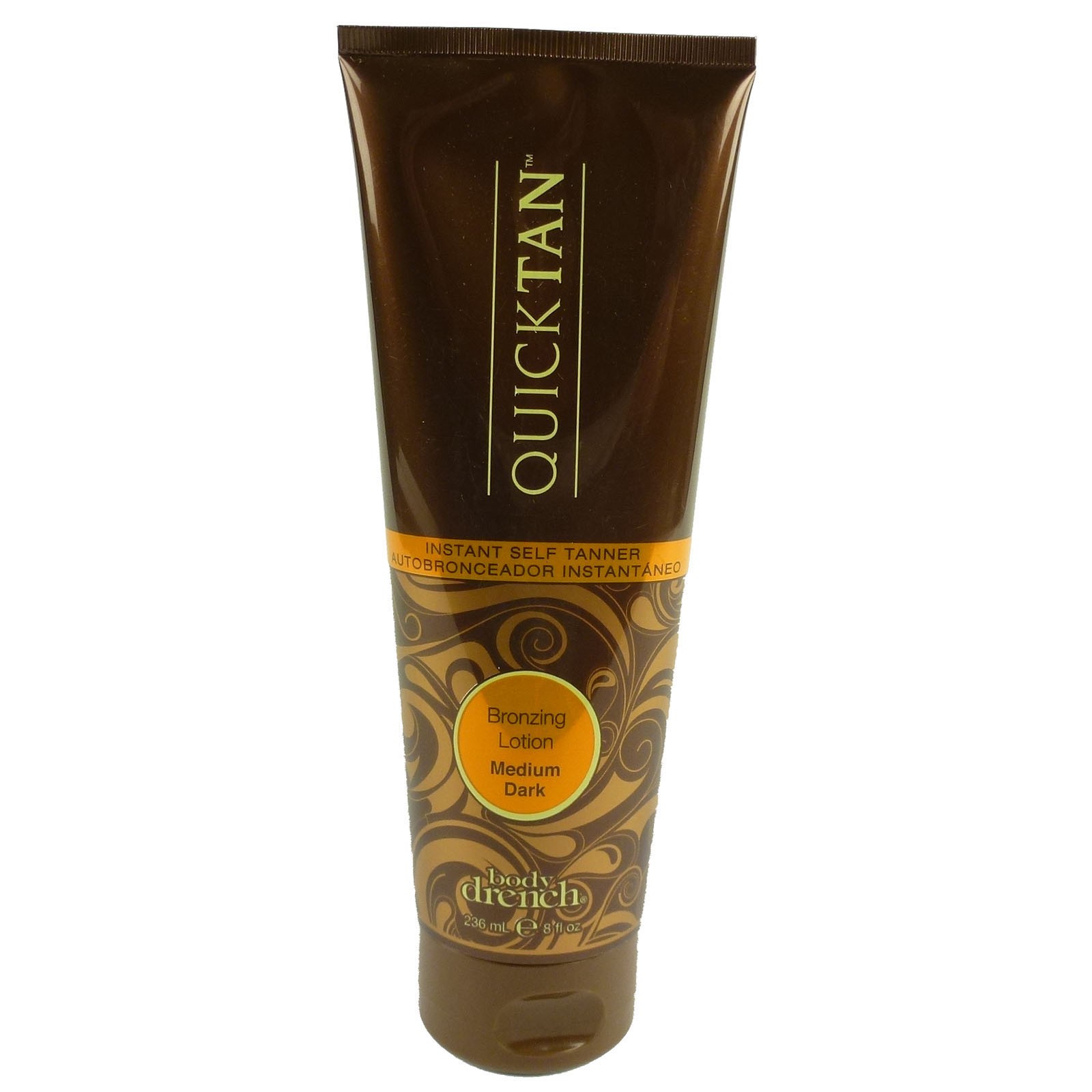 Body Drench Quick Tan Bronzing Lotion Medium Dark Körper Bräunung Creme 1x236ml