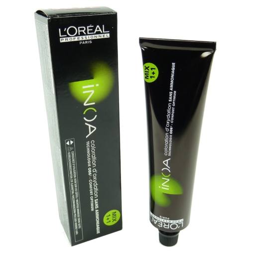 Loreal INOA Coloration Oxydation Permanent Creme Haar Farbe ohne Ammoniak 60g - 06,1 Dark Blonde Ash / Dunkelblond Asch