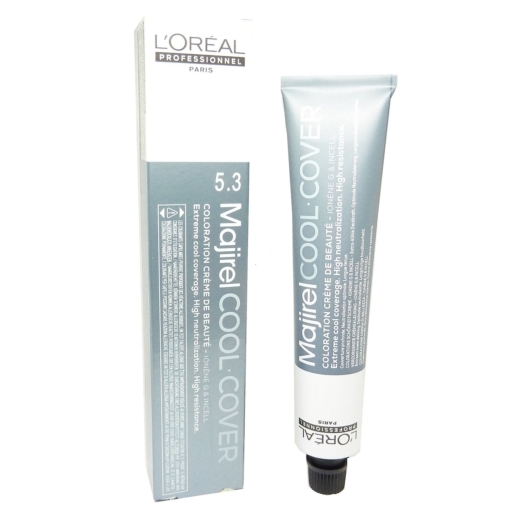 Loreal Majirel Cool Cover Coloration Permanent Pflegende Haar Farbe Creme 50ml - 07.18 Medium Blonde Ash Mocha / Mittelblond Asch Mokka