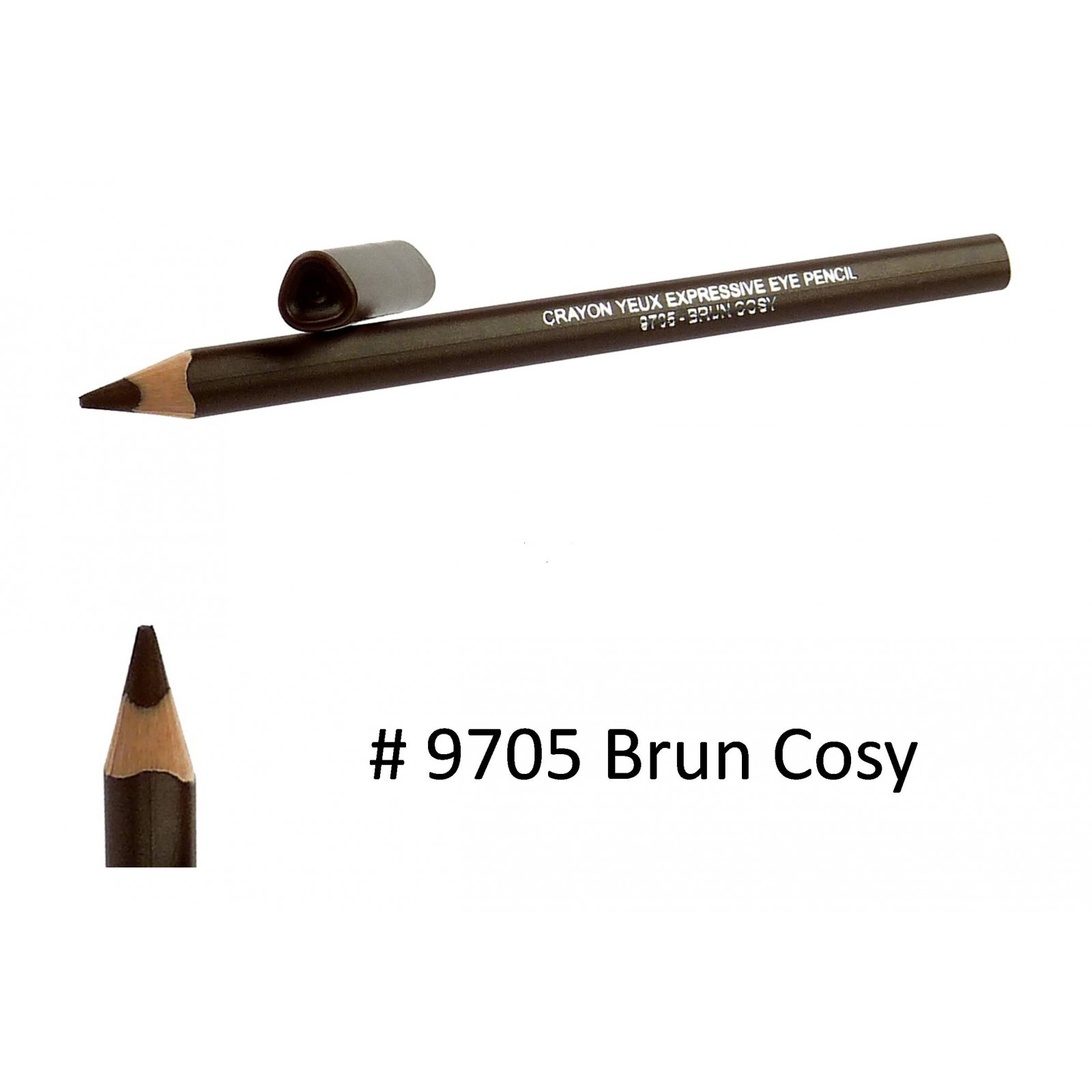 BIGUINE MAKE UP PARIS Crayon Yeux Expressive Eye Pencil -  Augen Liner - 1,2g - 9705 Brun Cosy
