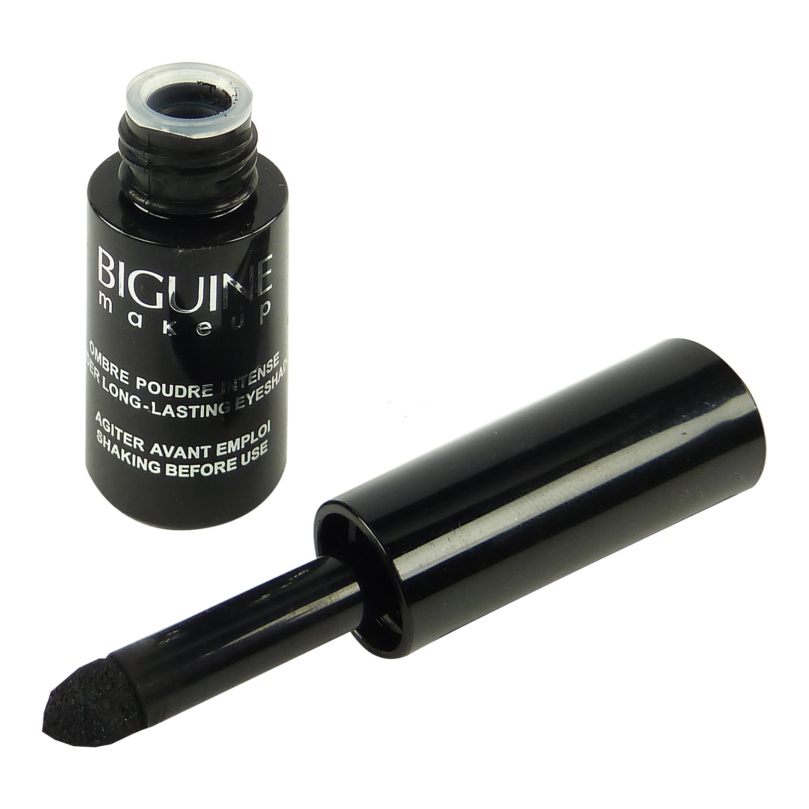 BIGUINE MAKE UP PARIS POWDER LONG LASTING EYESHADOW - Augen Lidschatten - 0,9g  - 8920 Noir C Noir