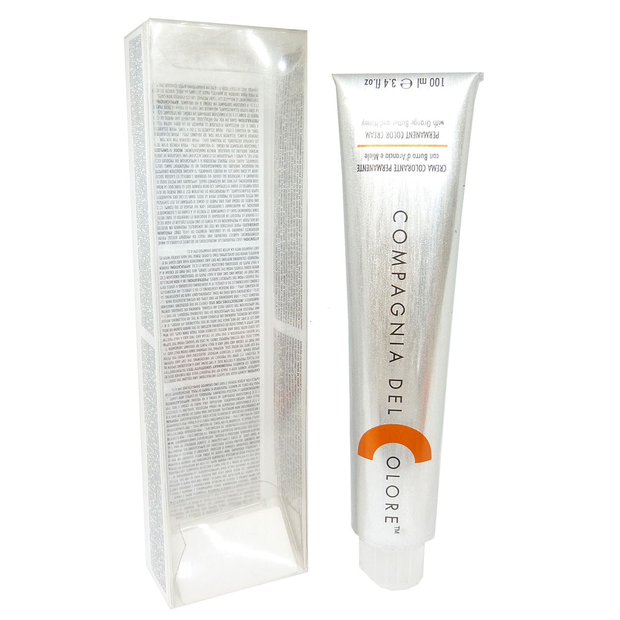 Compagnia del Colore Colorante Permanent Creme Haar Farbe Coloration 100ml  - 01.10 Blue Black / Schwarz Blau