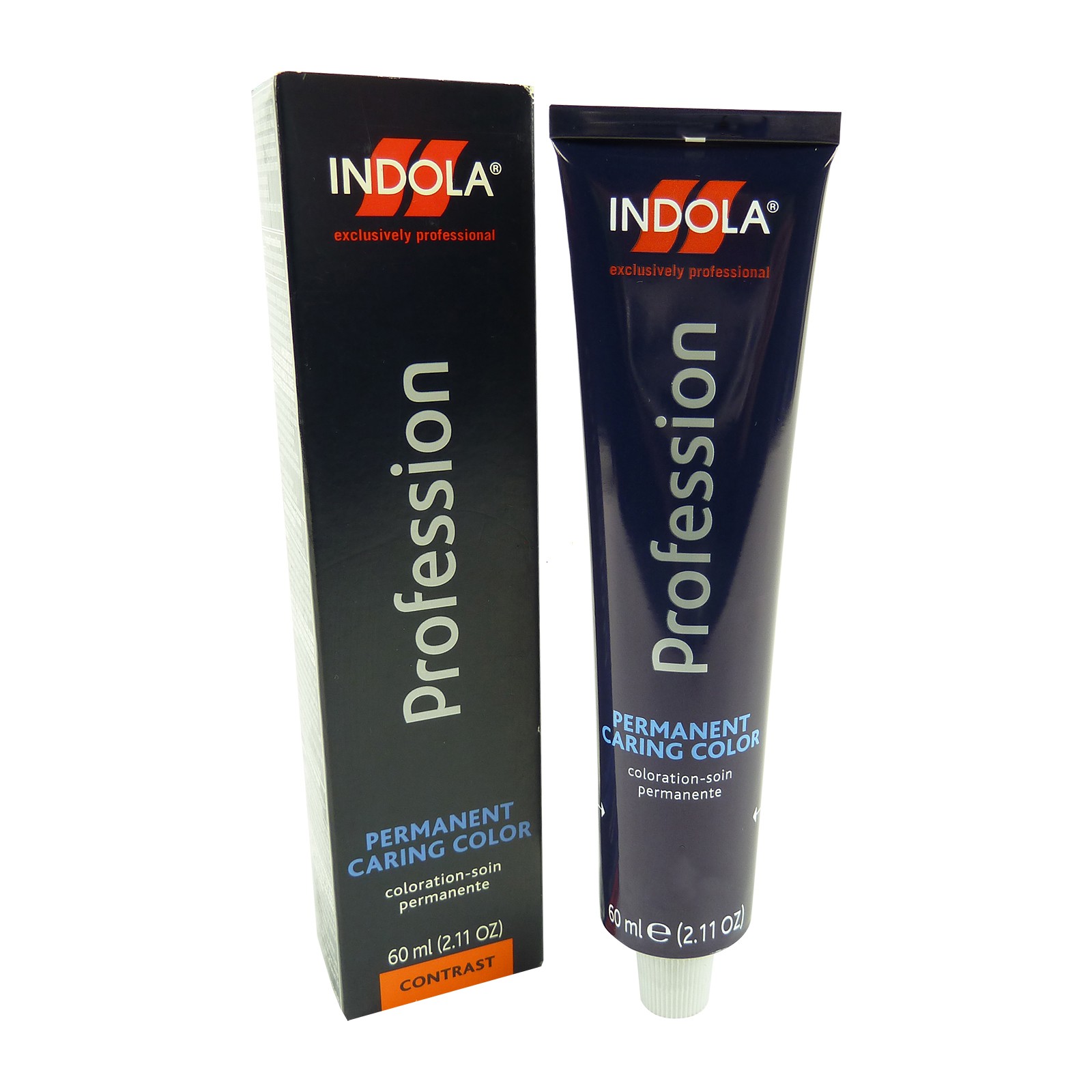 Indola Profession Contrast - Creme Haar Farbe Coloration Strähnen Pflege 60ml - C.44 Contrast Intense Copper/Kontrast Intensiv Kupfer