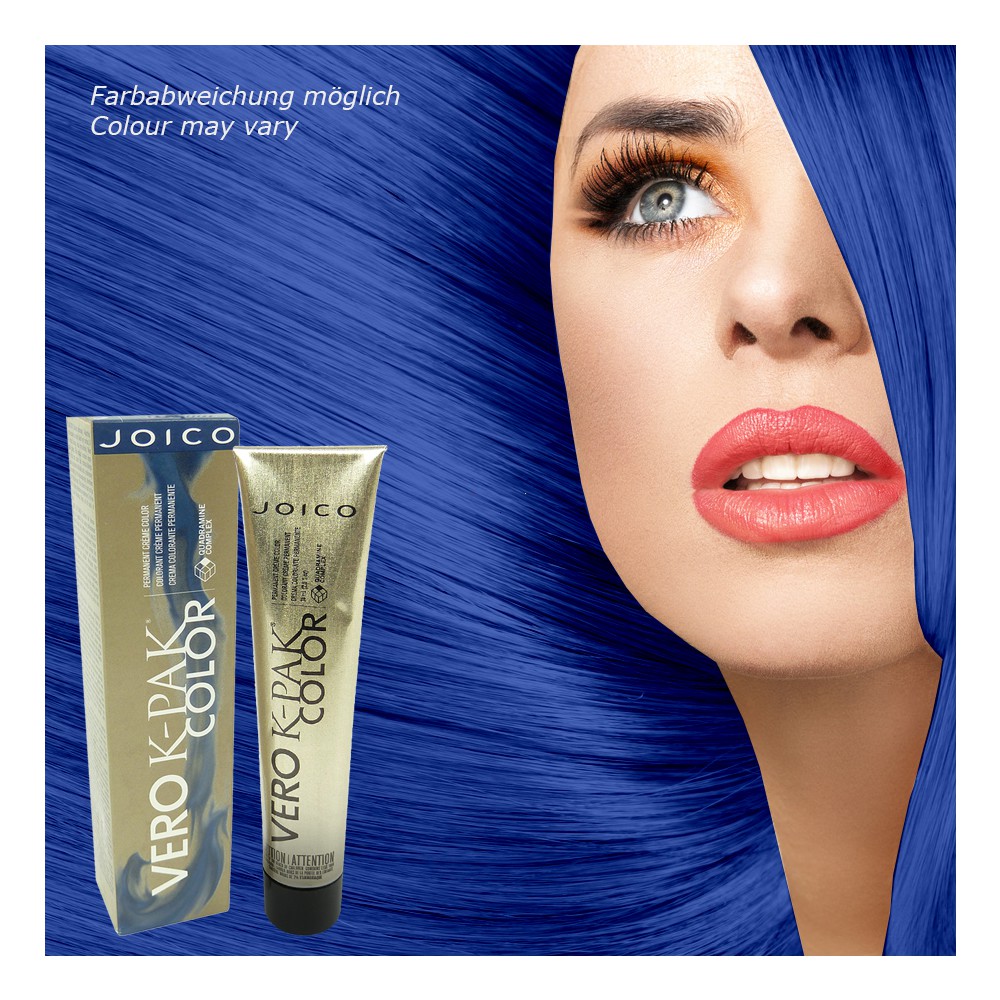 Joico Vero K-Pak Permanent Haar Farbe Creme Coloration 74ml Nuancen zur Auswahl - INB Royal Blue Intensifier