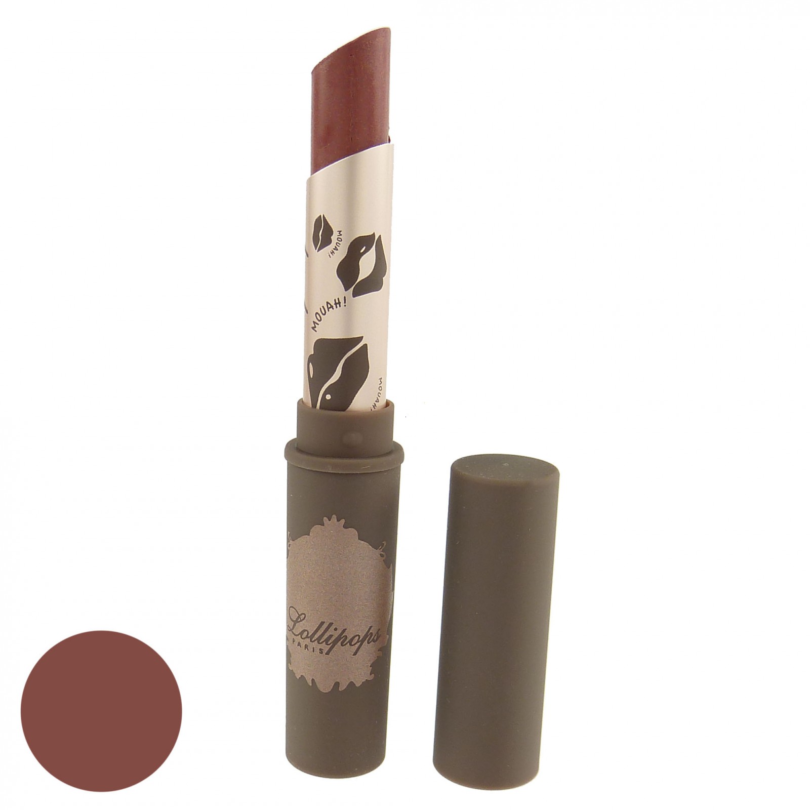 Lollipops Paris Kiss my Lips Glossy Lipstick - Lippen Stift Farbe Make Up - 1,5g - 101 Yes Mum