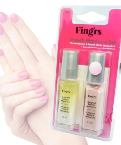 Fing'rs French Manicure Set Pink + White Nail Polish #1193 Finger Nägel