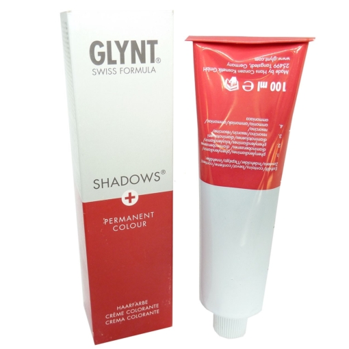 Glynt Shadows Haar Farbe Coloration Creme Permanent 100ml - 04.0+ Medium Brown / Mittel Braun