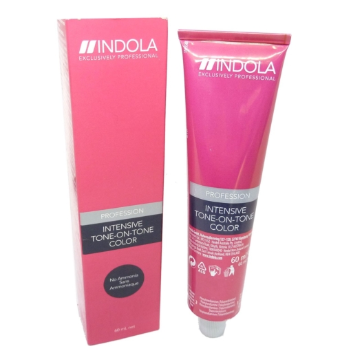 Indola Intensiv Ton-in-Ton Haar Tönung Creme ohne Ammoniak 60ml - #5.01 Light Brown Natural Ash/Hellbraun Natur Asch