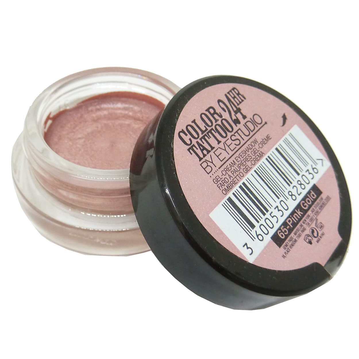 Maybelline Color Tattoo 24Hr by Eyestudio Gel Cream Eyeshadow 65 pink gold  3,5g - Beauté24 - Ihr Beauty Online Shop