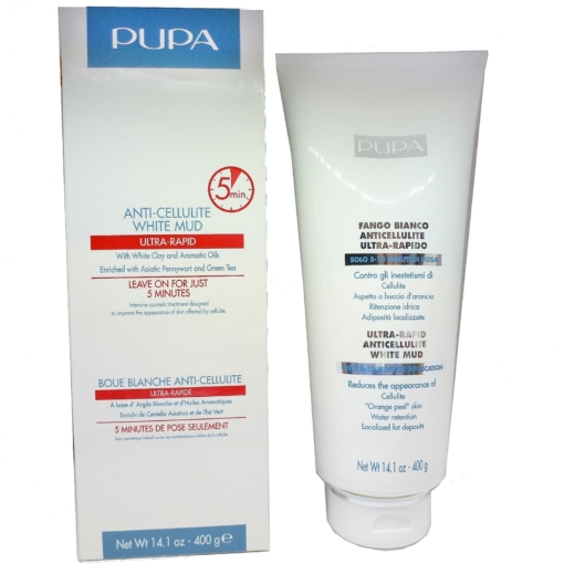 Pupa Anti Cellulite White Mud - Körper Haut Feuchtigkeit Pflege Grüntee - 400g