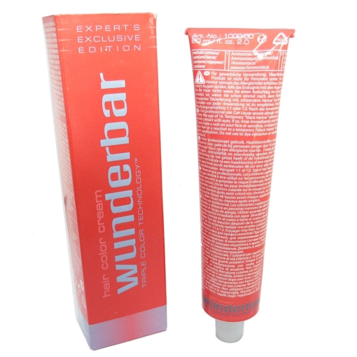 Wunderbar Haar Farbe Coloration Creme Permanent 60ml - 08/34 Light Blonde Golden Red / Hellblond Gold Rot