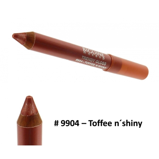 Biguine Make Up Paris Trendy Gloss - Lip Color Lippen Stift Farbe - 2,32g - 9904 Toffee n´shiny