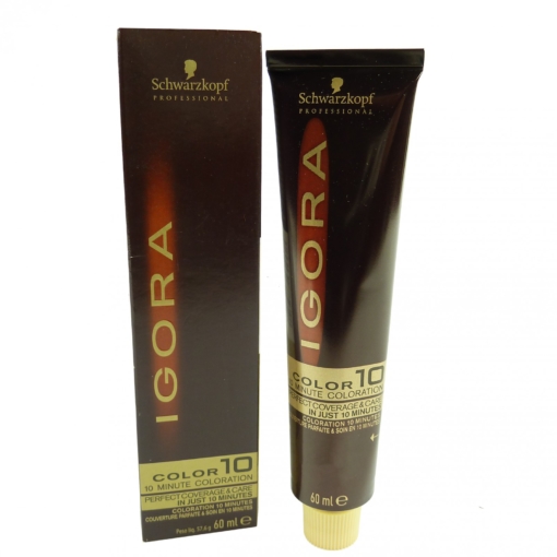 Schwarzkopf IGORA Color 10 Haar Farbe Creme Permanent Coloration 60ml - # 7-5 Medium Blond Gold/Mittelblond Gold