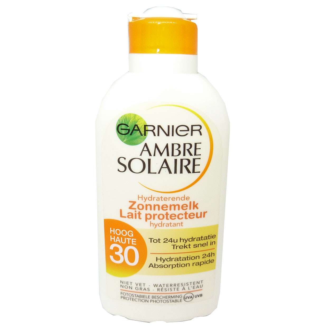 Garnier Ambre Solaire SPF 30 Hydratisierende Sonnen Milch wasserfest ...