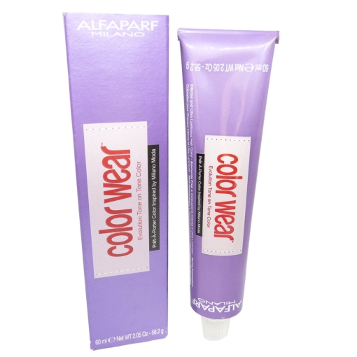 Alfaparf Color Wear Tone on Tone Creme Haar Farbe Tönung ohne Ammoniak 60ml - Violet / Violett