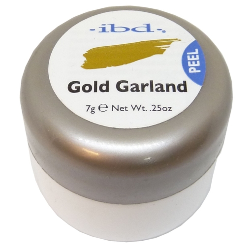 IBD Color Gel Nagel Lack Farbe Maniküre Make Up 7g - Gold Garland